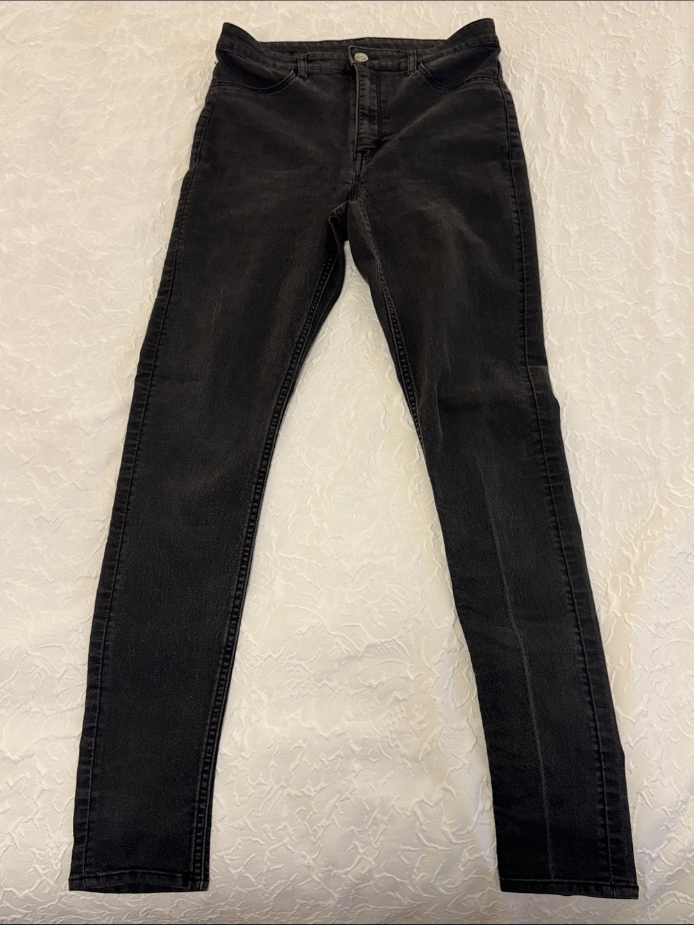 H&M Black Women's Skinny Jeans - High Rise Stretch